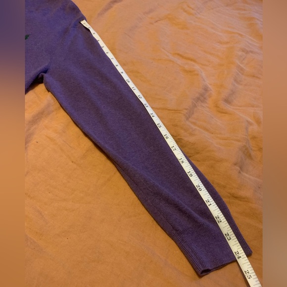 Polo by Ralph Lauren // Plum Pima Cotton Sweater - Picture 9 of 9